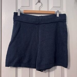 Jcrew Cozy Women's Navy Terry Knit Shorts